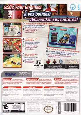 Penny Racers Party- Turbo-Q Speedway box cover back